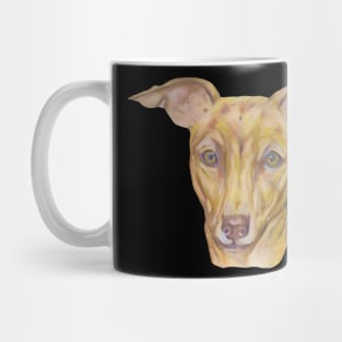 Cute Yellow Greyhound Dog Mug